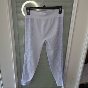 all in motion Lavender Floral Side-Panel Leggings